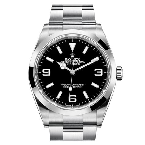 Часы Rolex Explorer: Oyster, 36 мм, сталь  